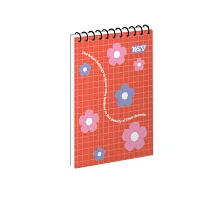Зошит для записів Yes Flower Power одинарна спіраль А7/80 аркушів (152522)