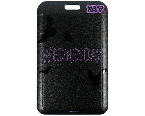 Бейдж-брелок вертикальний Yes Wednesday слайдер (940423)