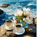 Картина за номерами Морська кава art_selena_ua 40х40 Ідейка (KHO6447)