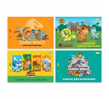 Зошит для малювання Yes А4 12 аркушів скоба з перфорацією Jurassic World Kids (130619)