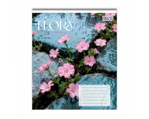 Зошит шкільний Flora А5 24 аркушів лінія YES (768791)
