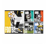 Зошит шкільний Football energy А5 24 аркушів лінія YES (768799)