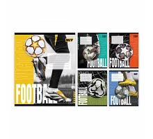 Зошит шкільний Football energy А5 24 аркушів лінія YES (768799)