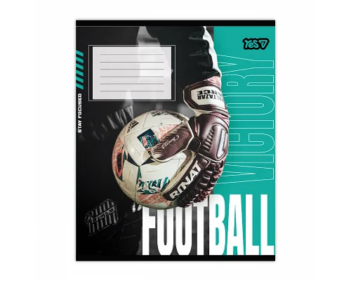 Зошит шкільний Football energy А5 24 аркушів лінія YES (768799)