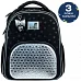 Рюкзак шкільний каркасний Kite Education Black&Silver спинка 38 см (K26-556M-2)