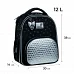 Рюкзак шкільний каркасний Kite Education Black&Silver спинка 38 см (K26-556M-2)