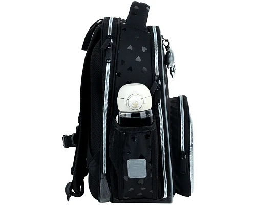 Рюкзак шкільний каркасний Kite Education Black&Silver спинка 38 см (K26-556M-2)