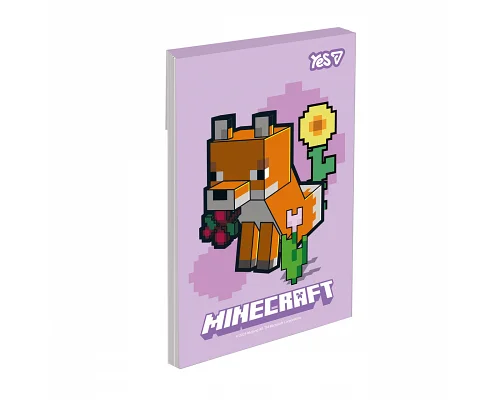 Блокнот Yes Minecraft.Spring А7 48 аркушів клітинка (152568)