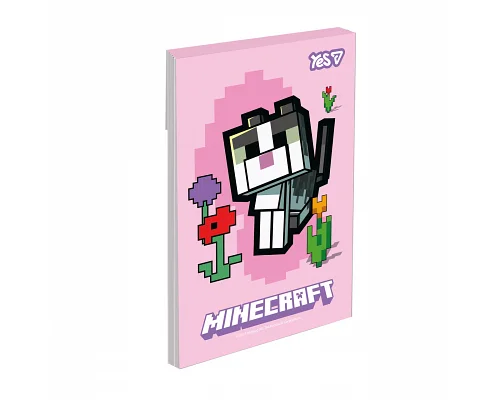 Блокнот Yes Minecraft.Spring А7 48 аркушів клітинка (152568)