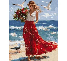 Картина за номерами Хвилі свободи art_selena_ua 40х50 Ідейка (KHO8499)
