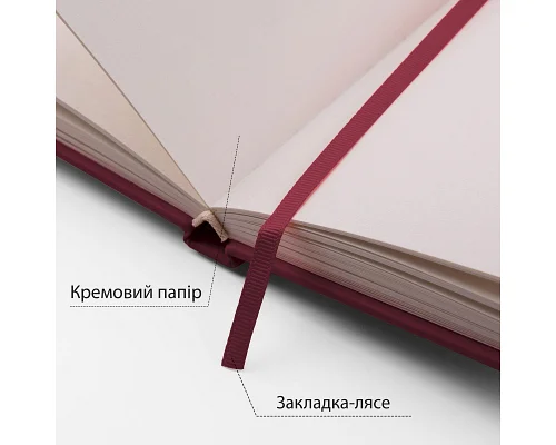Скетчбук SANTI для графіки 15х15см 80 арк. тверда обкладинка PU 110г/м2 сливовий (743365)