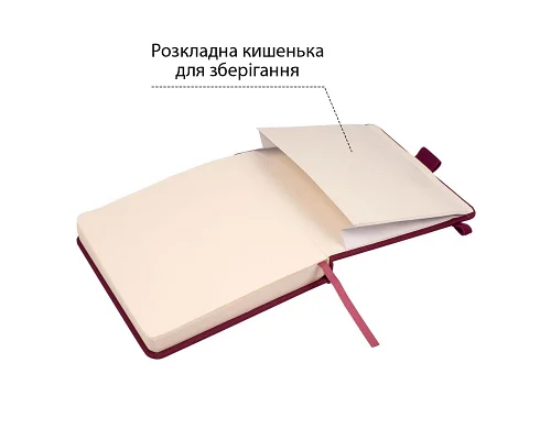 Скетчбук SANTI для графіки 15х15см 80 арк. тверда обкладинка PU 110г/м2 сливовий (743365)