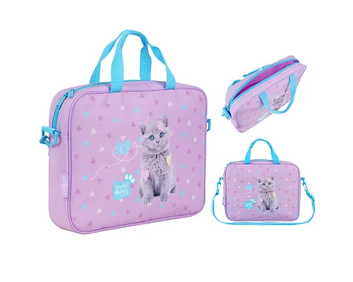 Шкільна текстильна сумка Kite Studio Pets (SP26-589)