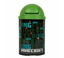 Контейнер настільний для сміття Yes Minecraft Time feedings металевий 10 х 18 см (708568)