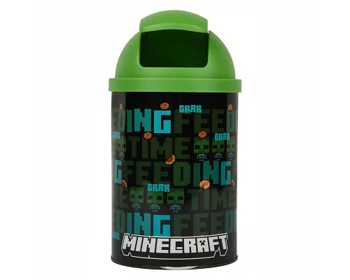 Контейнер настільний для сміття Yes Minecraft Time feedings металевий 10 х 18 см (708568)