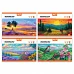 Альбом для малювання А4 28 аркушів скоба з перфорацією Orange Line YES (130617)