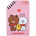 Блокнот Yes Line Friends Hearts 95x145 60 аркушів лінія (152226)