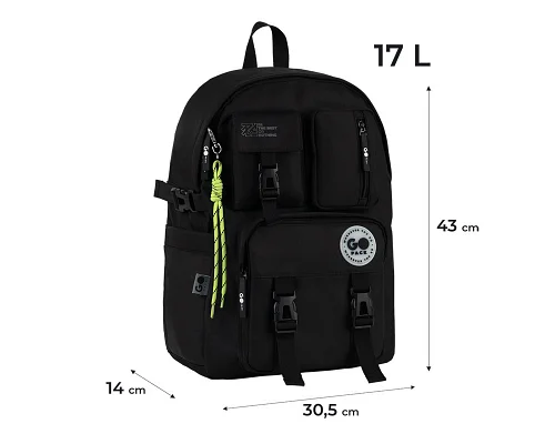 Рюкзак шкільний GoPack Education Teens спинка 43 см (GO26-2500L-3)