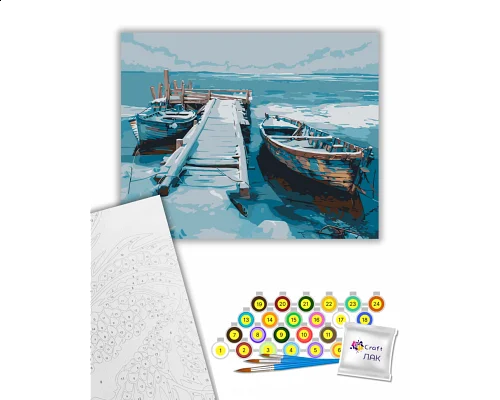 Картина за номерами Холодна пристань  40х50 см Art Craft (11079-АС)