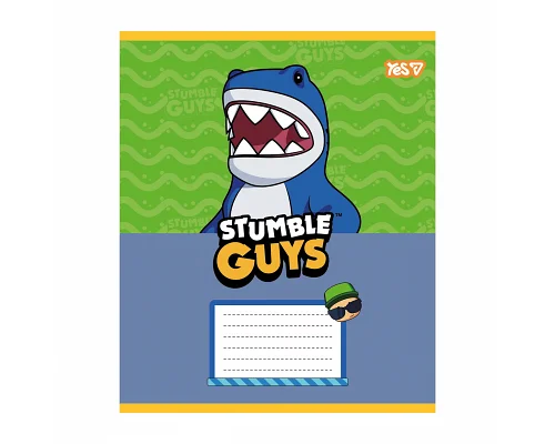 Зошит шкільний Yes Stumble Guys А5 12 аркушів лінія (768729)