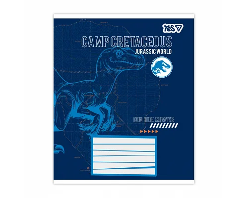 Зошит шкільний Yes Jurassic World.Camp cretaceous А5 18 аркушів клітинка (768814)