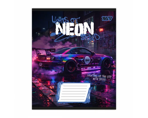 Зошит шкільний Neon А5 24 аркушів лінія YES (768813)