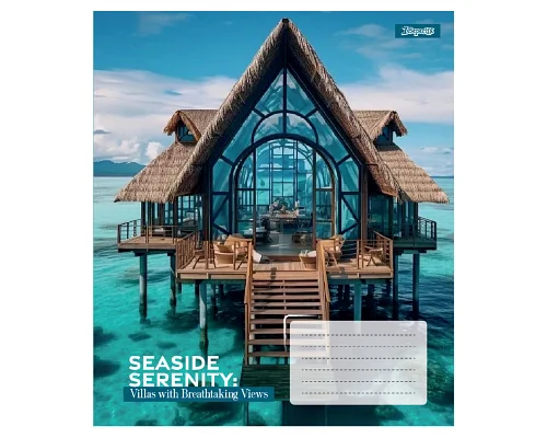 Зошит учнівський загальний Seaside Serenity А5 48 аркушів лінія 1 Вересня (768037)