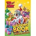 Книжка-розмальовка зі стікерами Tom and Jerry: Новий Рік Warner Bros. 21x29 Ідейка (LCB36)