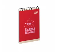 Зошит для записів Yes Hears beat одинарна спіраль А7/80 аркушів (152368)
