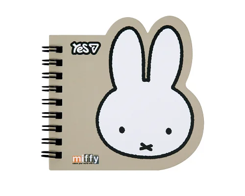 Блокнот фигурный Yes Miffy Beige 100x100 30 листов клетка (152183)
