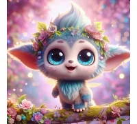 Алмазна мозаїка Чарівний лісовий друг 20*20см Dreamtoys (S10369)