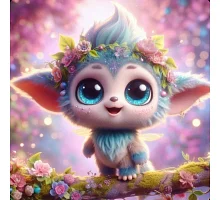 Алмазна мозаїка Чарівний лісовий друг 20*20см Dreamtoys (S10369)