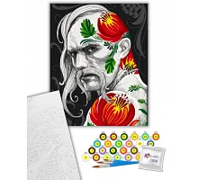 Картина за номерами Козак. Арт 40х50 см by Vyshnov Serhii vyshnov__tattooart Art Craft (10054-AC)
