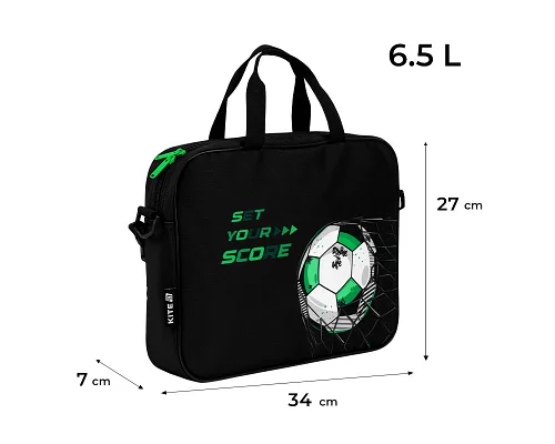 Шкільна текстильна сумка Kite Football (K26-589-2)