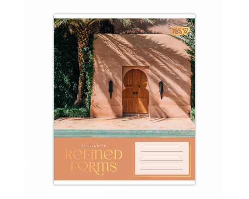 Зошит шкільний Refined forms А5 24 аркушів лінія YES (768833)