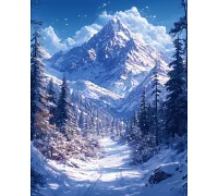 Алмазна мозаїка Велич зими 30*40см Dreamtoys (S20231)