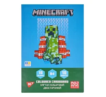 Картон кольоровий двосторонній Yes Minecraft 10 аркушів А4 папка (955456)