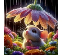 Алмазна мозаїка Крапельки дощу 20*20см Dreamtoys (S10320)