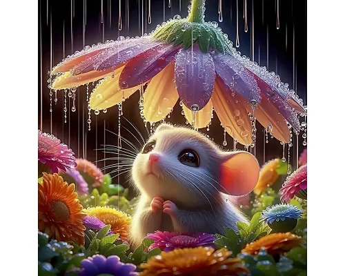 Алмазна мозаїка Крапельки дощу 20*20см Dreamtoys (S10320)
