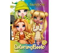 Книжка-розмальовка зі стікерами Rainbow Ідейка (LCB10)