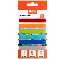 Закладки для книг Yes Orange Line 6 шт яскраві кольори (708850)