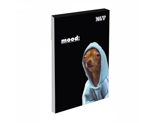Блокнот Yes Mood А7 48 аркушів клітинка (152580)