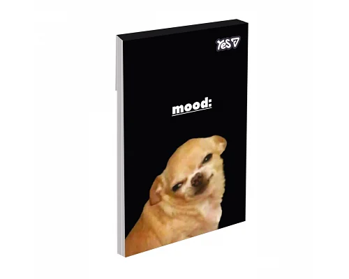 Блокнот Yes Mood А7 48 аркушів клітинка (152580)