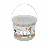 Крейда кольорова Yes Miffy JUMBO 12 шт у відрі (400566)