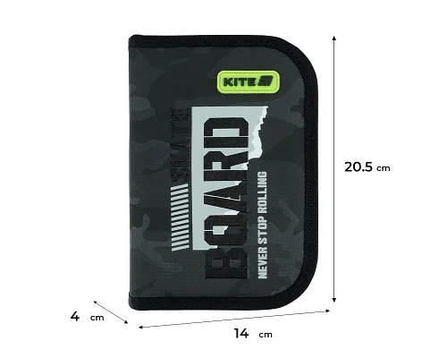 Пенал без наповнення Kite SK8 Board, 1 відділення, 1 відворот (K26-621-6)