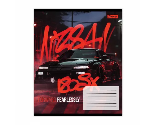 Зошит шкільний 1Вересня Fearleslly forward А5 24 аркуша лінія (768673)