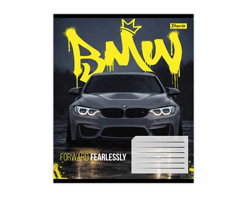Зошит шкільний 1Вересня Fearleslly forward А5 24 аркуша лінія (768673)