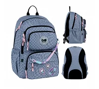 Рюкзак шкільний шкільний GoPack Education Pixel Mood спинка 42 см (GO26-120M-2)