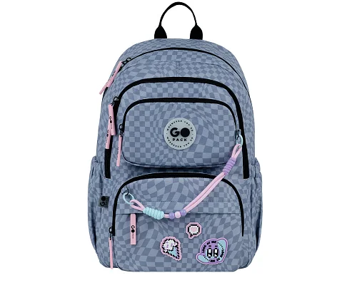 Рюкзак шкільний шкільний GoPack Education Pixel Mood спинка 42 см (GO26-120M-2)