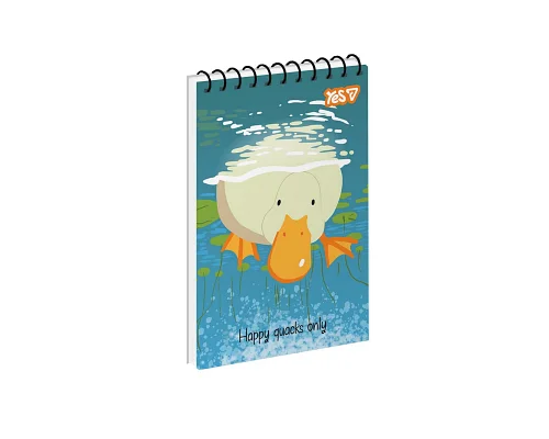 Зошит для записів Yes Splash of Joy одинарна спіраль А7/80 аркушів (152537)